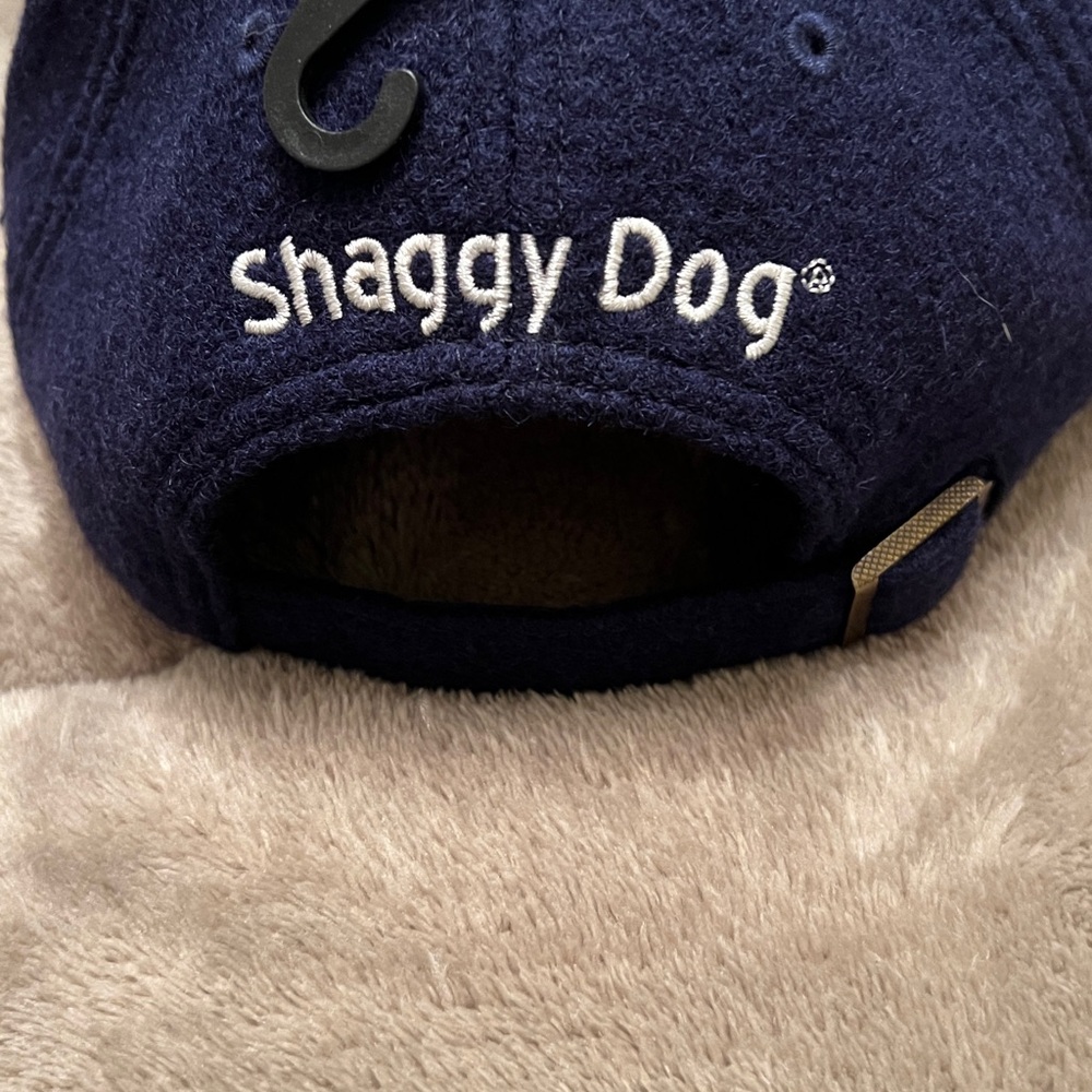 New Mens 47 Brand J.PRESS Adjustable SHAGGY DOG logo Wool Hat - Picture 3 of 3